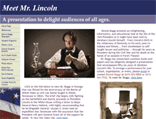 Tablet Screenshot of meetmrlincoln.com